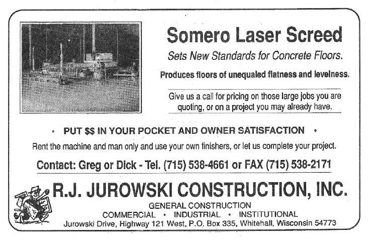 R J JUROWSKI CONSTRUCTION, INC